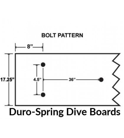 Inter-Fab Duro-Spring Replacement Diving Board
