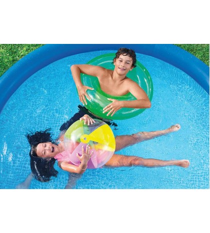 Intex Clean Kit w/ Vacuum Skimmer w/ Intex 8Ft x 30In Inflatable Swimming Pool