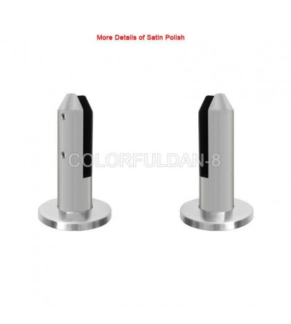 4PCS 2205 Stainless Steel Glass Brackets Spigot for Pool Fence Balustrade Clamps