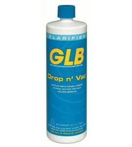 GLB Drop n' Vac Pool Water Clarifier, 1-Quart