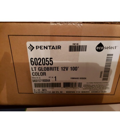 Pentair GloBrite Swimming Pool Bright LED 12V 100 FT Cord Water Light 602055