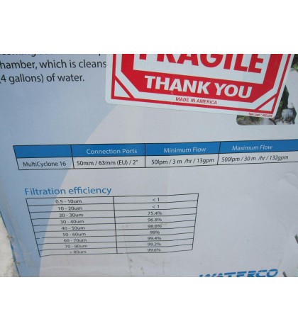 Waterco Cyclone 50 Pre-Filter 2-Inch