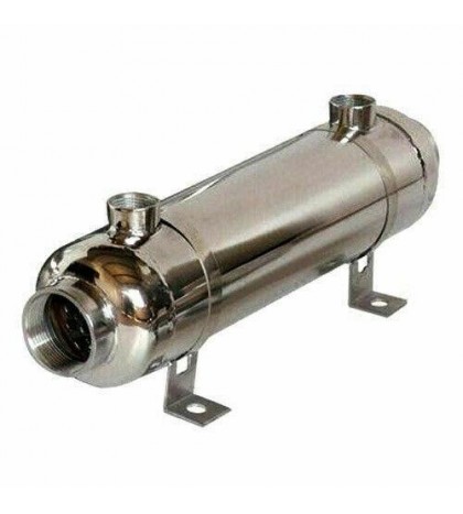 Swimming Pool Heat Exchanger - Pool, Solar, Wood Boiler, Shell and Tube, SS316L