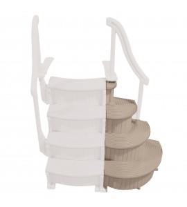 Confer CCX-ADD 3 Step Above Ground Swimming Pool Ladder Stair Add On Only, Beige