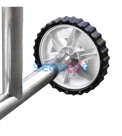 Aluminum Solar Cover Reel For Swimming Pools Up To 21 Feet Wide Inground