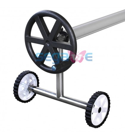 Aluminum Solar Cover Reel For Swimming Pools Up To 21 Feet Wide Inground