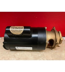 Magnetek Century Centurion B124 Pool Spa Motor 2HP w/ Brass Bronze Impeller