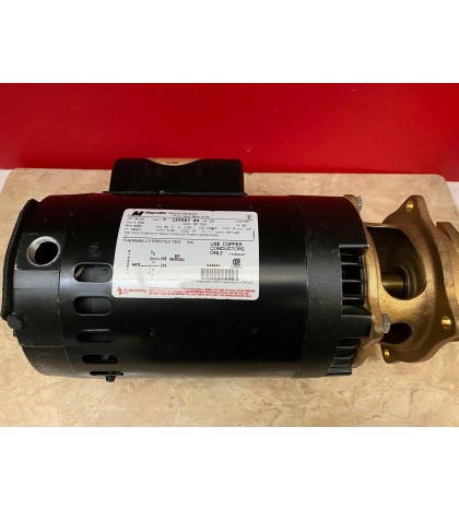 Magnetek Century Centurion B124 Pool Spa Motor 2HP w/ Brass Bronze Impeller