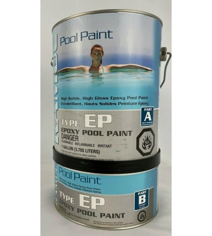 Ramuc Type EP Epoxy 1 Gallon Paint Kit for Swimming Pools - Dawn Blue
