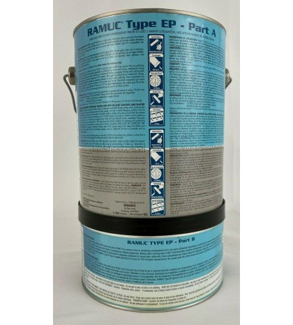 Ramuc Type EP Epoxy 1 Gallon Paint Kit for Swimming Pools - Dawn Blue