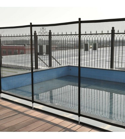 Swimming Pool Fence Safety Baby Water Safe Fencing Section FENCES Gate Kit 4x12