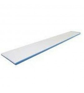 Inter-Fab TB6BWNH Diving Board 6' Techni-Beam Blue with White Hardware Kit