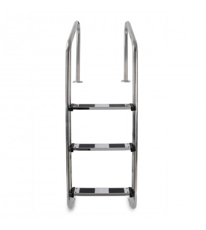 3 Step Ladder For In-ground Swimming Pool Heavy Duty Stainless Steel Non-Skid