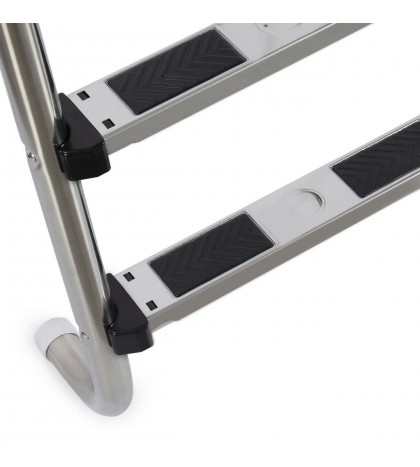 3 Step Ladder For In-ground Swimming Pool Heavy Duty Stainless Steel Non-Skid