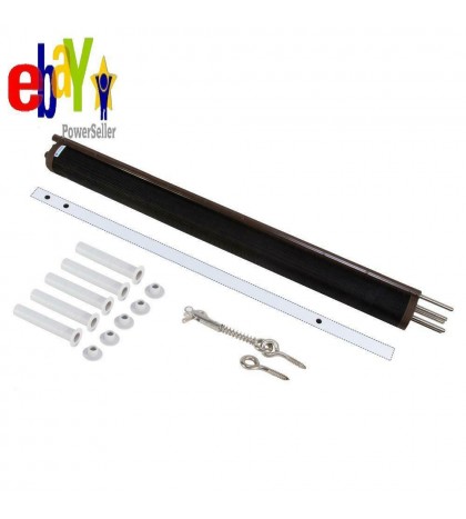 5 Ft. X 10 Ft. Brown Removable Child Barrier Pool Safety Mesh Fence