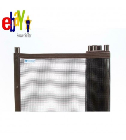 5 Ft. X 10 Ft. Brown Removable Child Barrier Pool Safety Mesh Fence