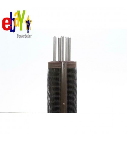 5 Ft. X 10 Ft. Brown Removable Child Barrier Pool Safety Mesh Fence