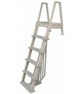 Confer 6000BX Inpool Above Ground Heavy Duty Swimming Pool Ladder - Warm Grey