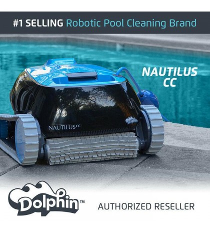 Dolphin Nautilus Robotic Pool Cleaner with Clever Clean