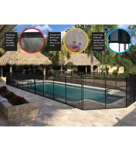 WaterWarden In Ground Swimming Pool Area Safety Fence Fencing Accessory Outdoor