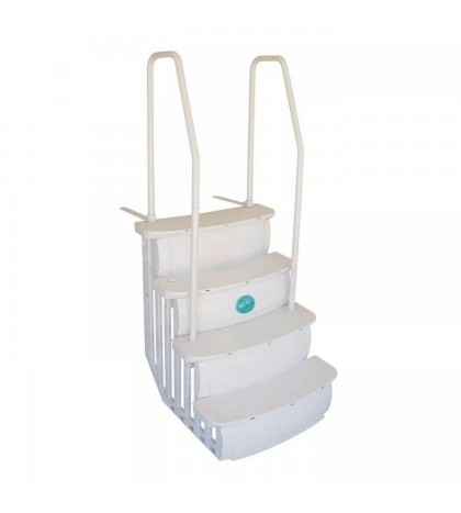 Main Access Step System w/Dual 200601T Pool Supply