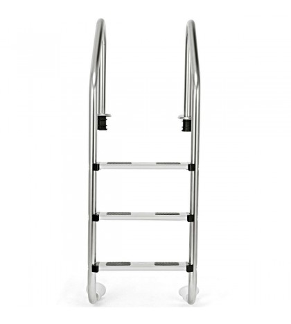 3 pasos Acero inoxidableEn el suelo Nadando Escalera de piscina  swimmers