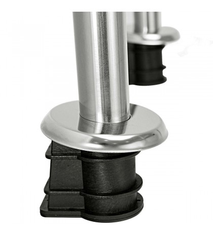 3 pasos Acero inoxidableEn el suelo Nadando Escalera de piscina  swimmers