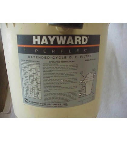 Hayward EC-40 earth DE Pool Filter