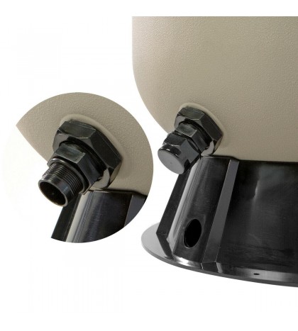XtremepowerUS 75140 19 in. 7-Way Valve In-ground Pool Sand Filter