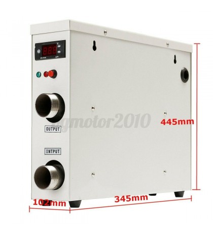 220V 11KW AC Electric Water Heater Thermostat Home Swimming Pool SPA Hot Tub