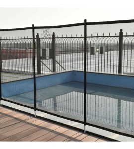 In-ground Swimming Pool Safety Fence Durable Aluminum Climb Proof 4'x12' Tool