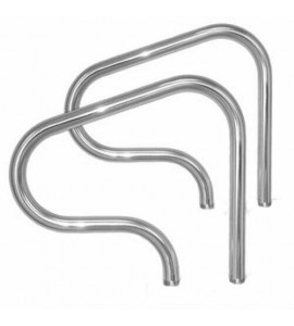 Inter-Fab G3DE049 Economy Figure-4 Stainless Steel 304 Grab Rail, Pair