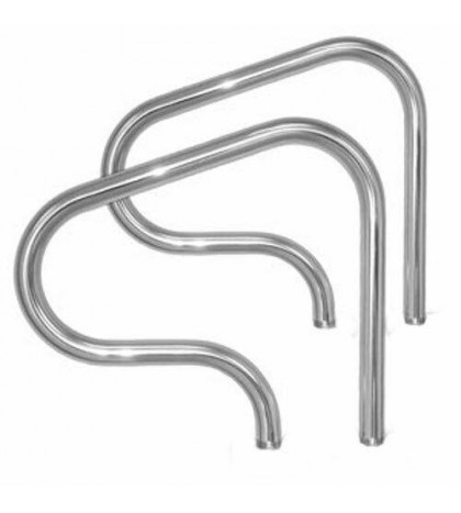 Inter-Fab G3DE049 Economy Figure-4 Stainless Steel 304 Grab Rail, Pair