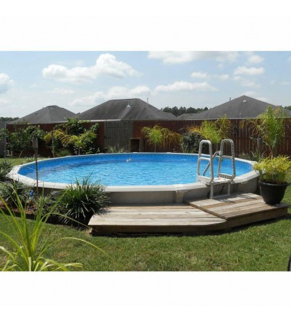 Main Access 200600T Above Ground Swimming Pool Ladder Steps - White