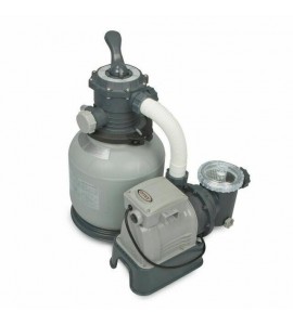 Intex 2100 GPH Krystal Clear Sand Filter Swimming Pool Pump with GFCI 28645EG