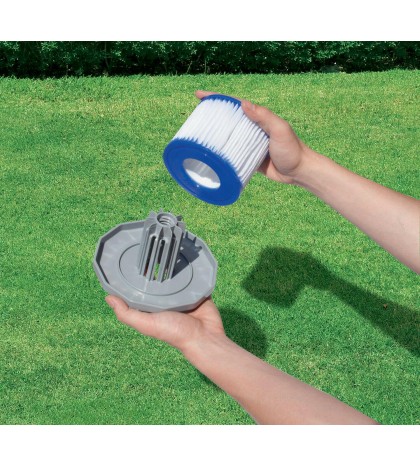 Bestway Spa Filter Pump Replacement Cartridge Type VI (12 Pack) (Coleman)