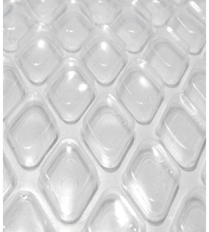 33' Round Crystal Clear Diamond Swimming Pool Solar Blanket Cover - 12 Carat