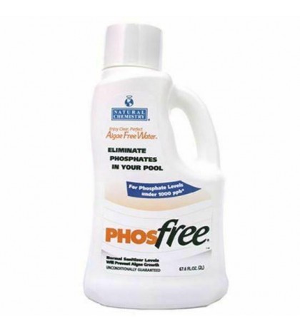 Natural Chemistry Phos Swimming Pool Phosphate Remover Chemical 3 Liters