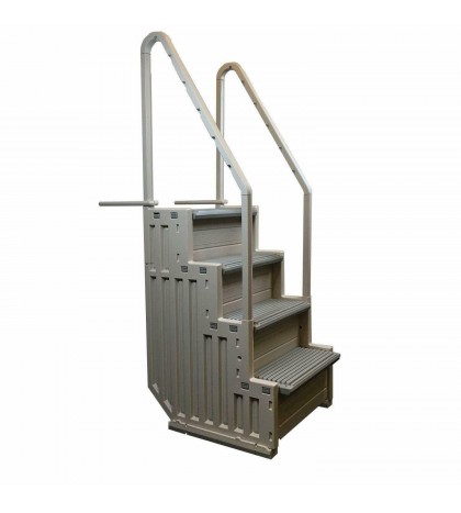 Confer Plastics Step-1 Above Ground Swimming Pool Heavy Duty Ladder