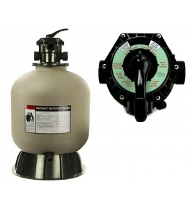 Rx Clear Swimming Pool Above Ground & In-Ground Sand Filter w/ 6-Way Valve