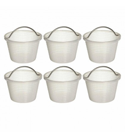 Pentair Replacement Handle Basket For Bermuda ite & Vinyl Liner Skim (6 Pack)