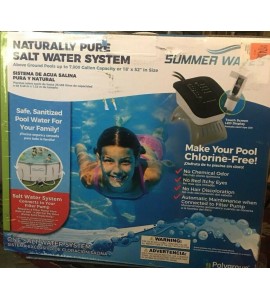 Summer Waves Naturally Pure Salt Water System For Above Ground Pools