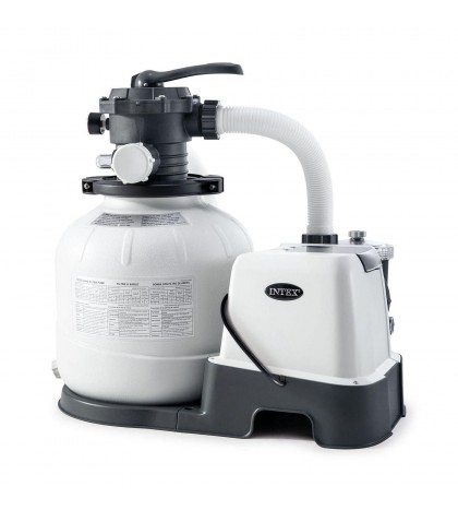 Intex 26675EG 14 Inch Krystal Clear Pool Saltwater System and Sand Filter Pump