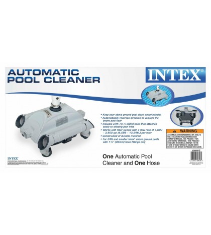 Intex 2100 GPH Above Ground Pool Sand Filter Pump w/ Automatic Pool Vacuum