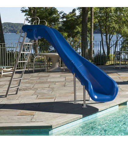 S.R. Smith 610-209-5812 Rogue2 Slide Right Curve White 8' Ft for Swimming Pools