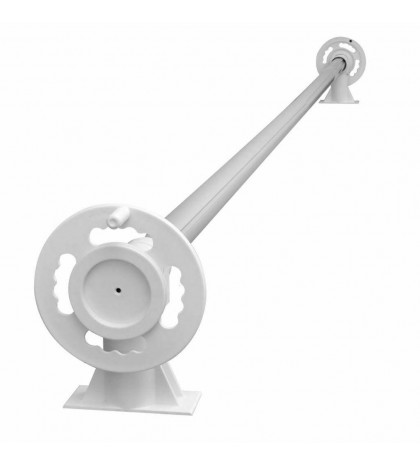 vidaXL 1/2x Pool Cover Rollers with Plastic Base