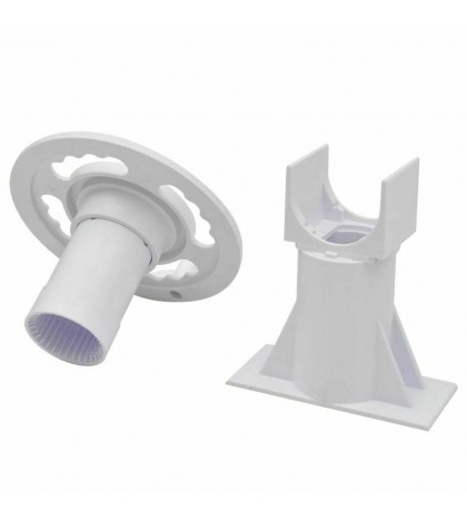 vidaXL 1/2x Pool Cover Rollers with Plastic Base