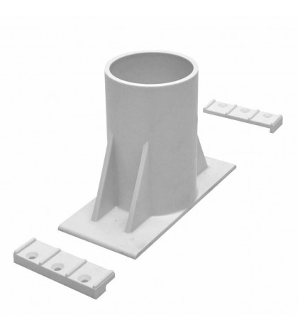 vidaXL 1/2x Pool Cover Rollers with Plastic Base