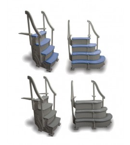 Confer Above Ground Swimming Pool Steps (Various Options & Various Colors)