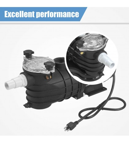 0.35HP Pro 2450GPH Swimming Pool Pump 13
